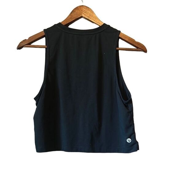 BALEAF Black Cropped Workout Tank Top Sleeveless Athletic Shirt - Picture 5 of 5